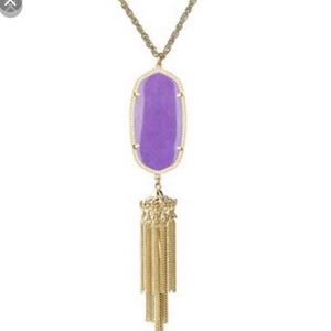 Kendra Scott Rayne Necklace In Purple